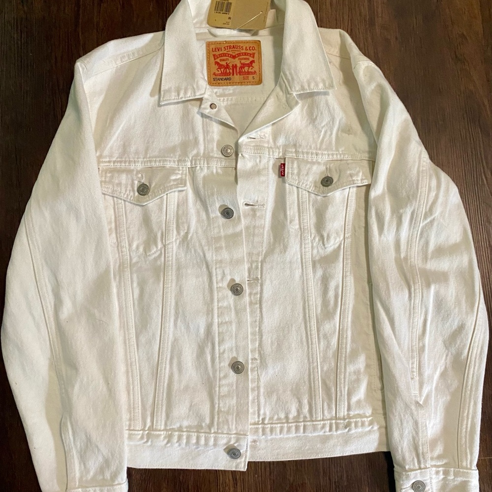 Levi's Crisp White Denim Jacket